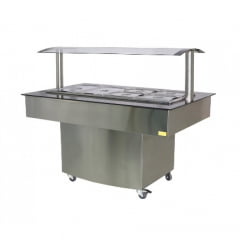 BUFFET PREMIUM REFRIGERADO PARA 12 CUBAS - KLIMA - 2385 BUFFET PREMIUM REFRIGERADO PARA 12 CUBAS - KLIMA - 2385
